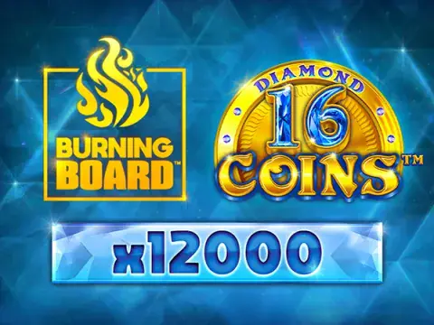 16 Coins Diamond Burning Board slot by Wazdan