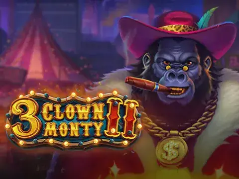 3 Clown Monty II slot by Play'n GO
