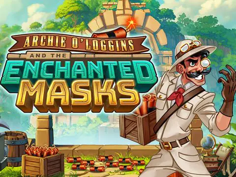 Archie O'Loggins and the Enchanted Masks slot by Thunderkick
