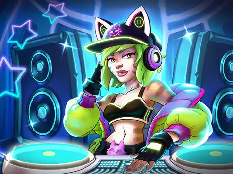 DJ Cat slot by Push Gaming