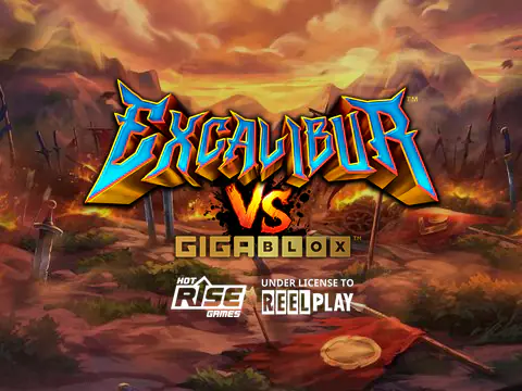 Excalibur VS GigaBlox slot by Yggdrasil