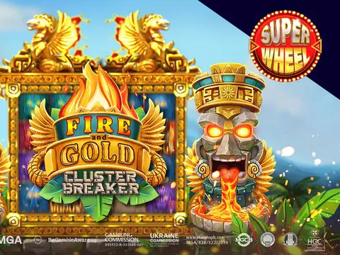 Fire and Gold Cluster Breaker slot by Stakelogic