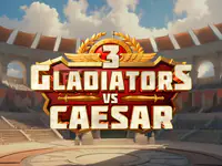 3 Gladiators vs Caesar slot by Yggdrasil