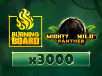 Mighty Wild: Panther Burning Board slot by Wazdan